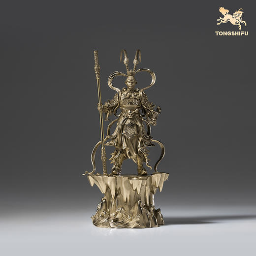 铜师傅 见微系列《齐天圣威（小号）》工位孙悟空大圣铜摆件 商品图1