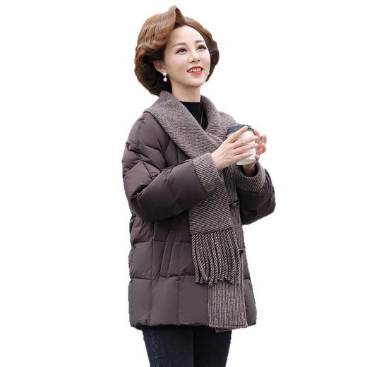 雀说妈妈冬装羽绒棉服贵夫人保暖外套秋冬季洋气棉袄女ALW9684 商品图4