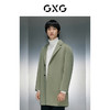 GXG男装  烧花工艺简约时尚中长款大衣 冬季热卖GEX12625874 商品缩略图3
