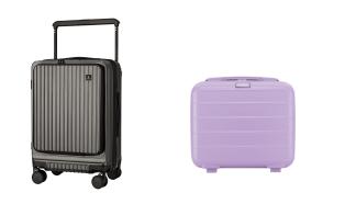 【加赠品】皇冠 前置一体行李箱CF6001黑金20寸-S 商品图9