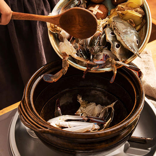 万土烧A3019和风朝颜9号高锅 10寸紫金色5L 商品图3