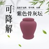 低温手作无色土紫色可降解骨灰坛骨灰盒骨灰罐寿盒 商品缩略图0
