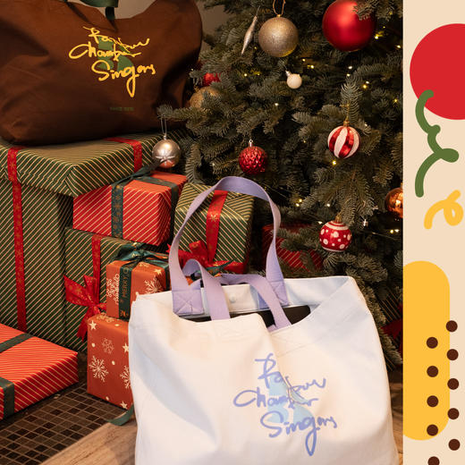 超能装！我超爱的彩虹纯棉帆布大容量单肩包 商品图4