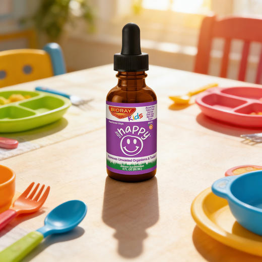 Bioray NDF Happy儿童情绪平衡去除有害微生物和清洁草本滴剂 60ML 商品图3