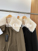 专柜实拍【赵露思同款】拉夏贝尔/La Chapelle轻奢派克服~大翻领+内里羊羔毛工装保暖外套 商品缩略图8
