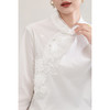 「高货wl」全新升级【铂金会员330/天猫449/差价119】(00706)洛诗琳2026春季新款气质天丝棉立体手工刺绣花改良旗袍式国风衬衫 商品缩略图0