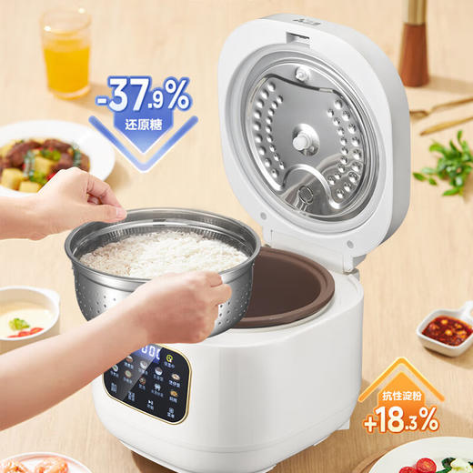 【三源富硒紫砂低糖饭煲】 富硒原矿融合现在科技 不含化学物质 微压入味煮好饭炖好肉。 商品图3