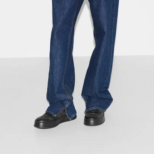 【三】GUCCI 古驰 男士男士GG厚底运动鞋 黑色 669582 AAEFU 1000 商品图5