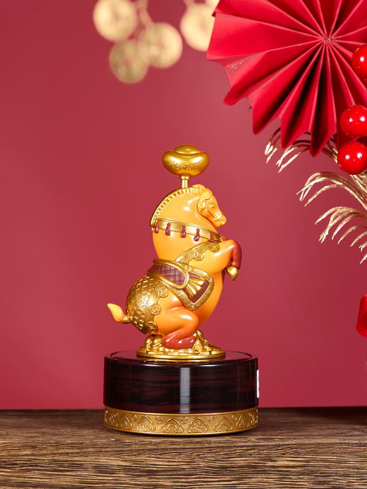 立马赚钱摆件，含七十二灵福金卡，家居车饰 商品图3