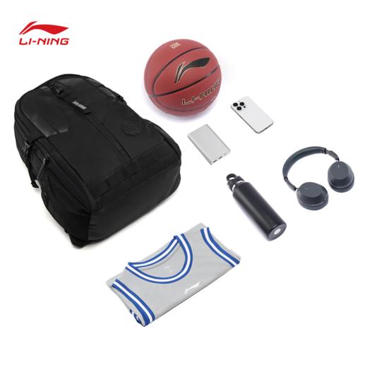 李宁反伍BADFIVE反光防泼水双肩包ABSW009 商品图9