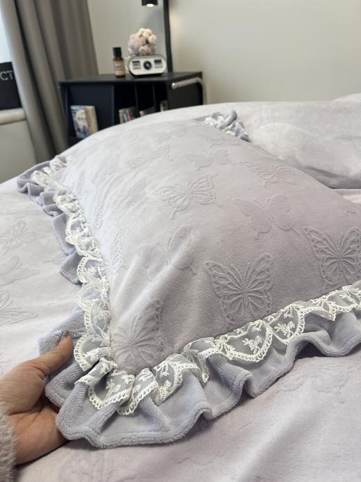 【清仓165元起】【一套约7.5斤重】秋冬雕花花边牛奶绒四件套【不支持退换货】 商品图11