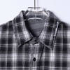 SDSA男士春夏新款痞帅男装潮牌韩版撞色格子拼接长袖衬衫百搭时尚 商品缩略图1