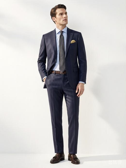 「45款可选」Scabal Londoner 伦敦人 Super 140's 澳洲美丽诺羊毛全麻衬西装套装 商品图2