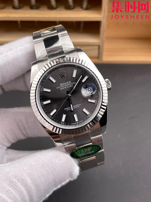 ARF劳力士日志型41mm 水泥灰 灰盘 丹东3235机 板带 三珠链 904L钢 男士腕表 商品图1