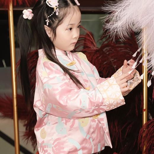 春节不打烊-新春拜年服-童装外套冬季新品男女童新中式加厚拜年马上有福唐装NY746517年衣 商品图2