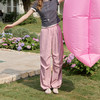 【六好漫行工装裤】三彩2026春季新款高腰宽松长裤休闲裤伞兵裤Z 商品缩略图1