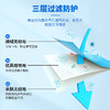 独立包装【三层防护❗防尘防飞沫】中间层熔喷布，一次性口罩三层含熔喷布成人防护防尘透气独立包装日用。rf 商品缩略图1