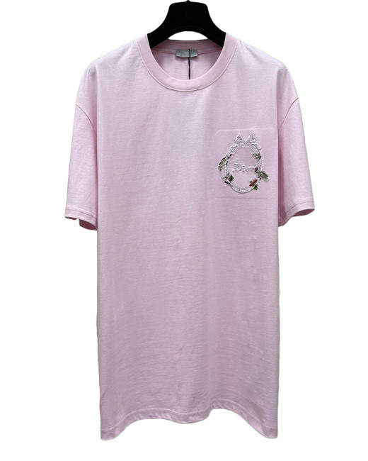 女款全棉刺绣短袖T恤fe010 商品图0