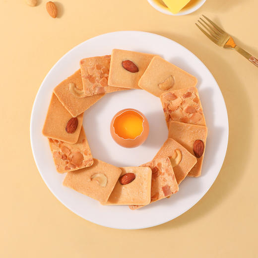 黄油坚果芙礼箱装 鸡蛋添加量≥38% 无食品添加剂 添加黄油更酥脆 大颗粒坚果真材实料 商品图2