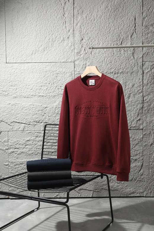 复古新风尚~！ 3D凸印+80%棉 男士百搭毛圈卫衣 商品图1