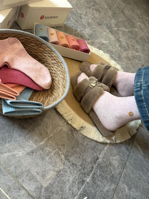 lu家坑条棉花软糯新年礼盒袜 商品图5