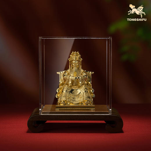 铜师傅 见微系列《威德广济龙王爷》客厅桌面铜菩萨摆件工艺品 商品图5