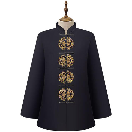 高档寿衣男士"福寿绵延"弹力棉寿衣全套 商品图1