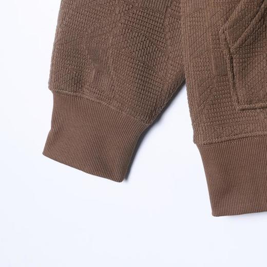 9552SDSA男士春夏新款痞帅男装韩版潮牌时尚肌理感半拉链立领卫衣百搭 商品图4