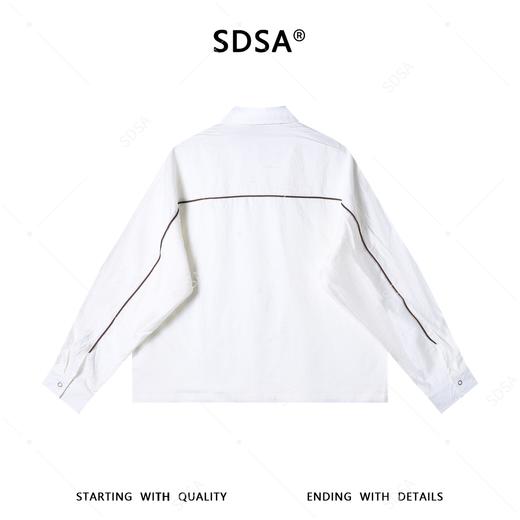 N133SDSA男士秋冬新款痞帅男装时尚简约条纹设计翻领长袖衬衫百搭舒适 商品图5