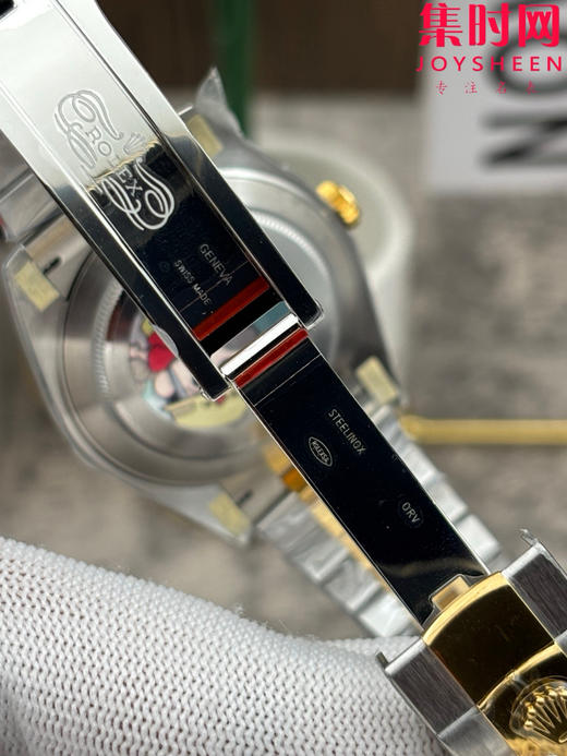 ARF劳力士日志型41mm 间金黑盘钻面 丹东3235机 五珠链 904L钢 男士腕表 商品图4