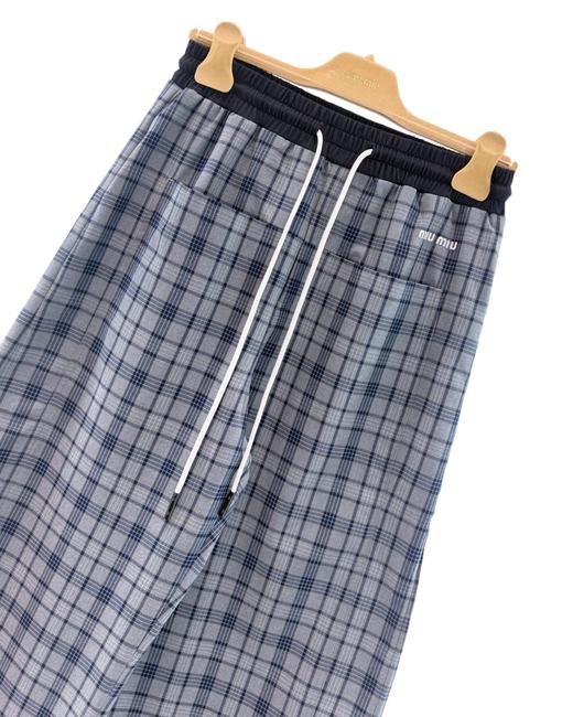 女款腰头抽绳弯刀休闲裤长裤la017 商品图2