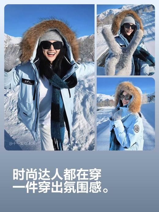 波司登极寒90鹅绒25冬新款羽绒服女男情侣款户外防风保暖工装毛领 商品图3