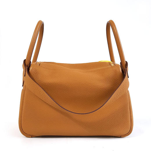 【95新】Hermes爱马仕饼干色金扣Lindy 26手提单肩包女士  240126JJ05 商品图5