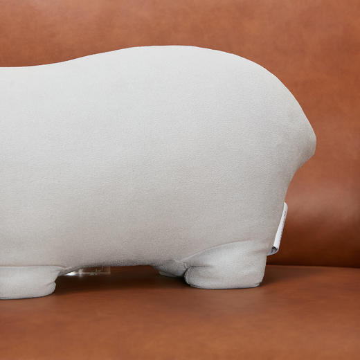 沙发靠枕抱枕可爱卡通河马软绵绵抱枕 商品图3