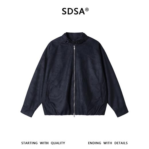 SDSA男士春夏新款痞帅男装韩版百搭拉链立领夹克外套百搭时尚简约 商品图1