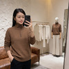 100%Baby小山羊绒~半高领羊绒衫女半拉链毛衣BABY250478 商品缩略图1