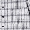 26736SDSA男士秋冬新款痞帅男装韩版撞色格子连帽衬衫外套百搭休闲衬衣 商品缩略图3