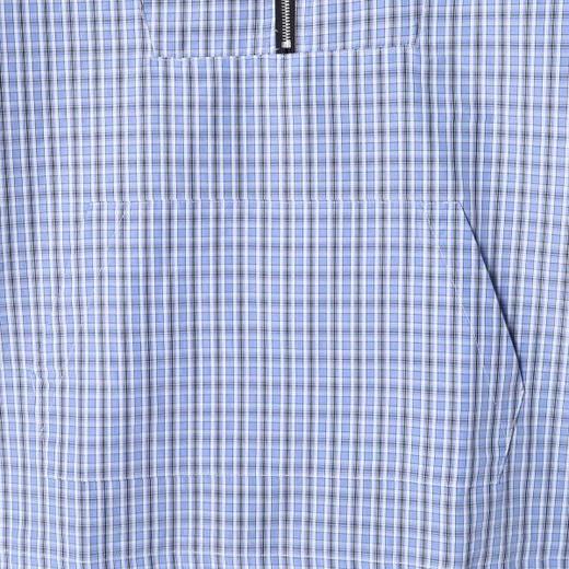 J660SDSA男士春夏新款痞帅男装设计师百搭格子半拉链立领卫衣百搭宽松 商品图2