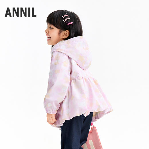 【实体店同款】女童连帽外套春季新款安奈儿童装XG615057 商品图2