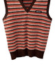 女款V领条纹针织马甲背心ho017 商品缩略图2