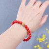 【繁花】朱砂圆珠手串 商品缩略图0