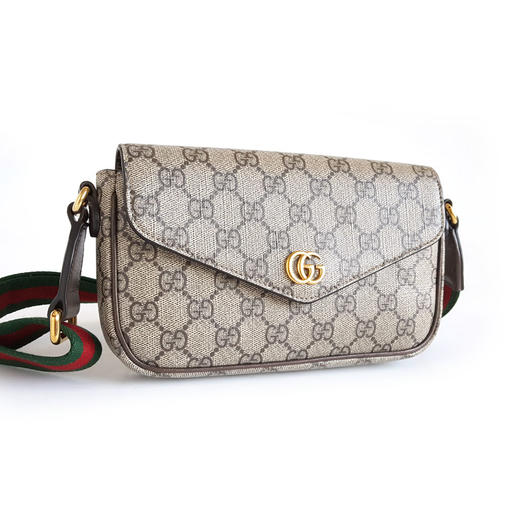 【95新】Gucci古驰764961老花Ophidia信封woc包单肩斜挎包女士 210126AK08 商品图2