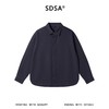 266588SDSA男士春夏新款痞帅男装韩版复古纯色长袖衬衫百搭休闲时尚衬衣 商品缩略图1