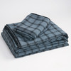 伽罗 JALO 14支复古黑蓝格纹色织亚麻系列床品 商品缩略图4