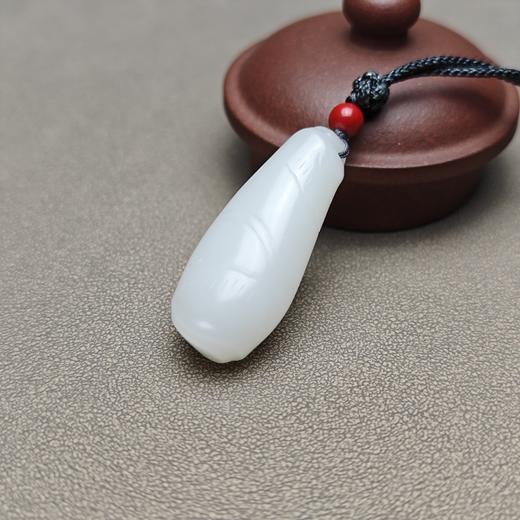 新疆和田玉且末料羊脂玉超白结节高（中号） 126-13（一个） 商品图5