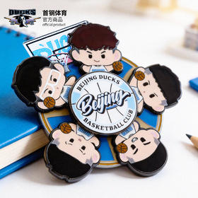 【官方正版】北京首钢 | 卡通球员旋转冰箱贴创意周边礼物男篮