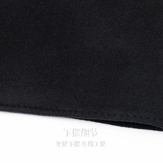 【含绵羊毛&鹅绒】圣得西26年春季男士羽绒大衣时尚翻领毛呢大衣 商品图9