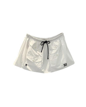 女款刺绣抽绳半裙 可配套装ba017