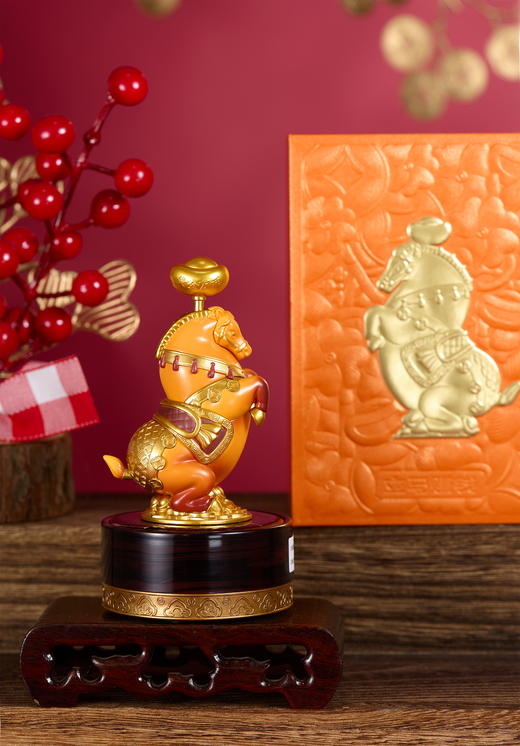 立马赚钱摆件，含七十二灵福金卡，家居车饰 商品图2