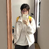 立领开衫卫衣外套女2026新款春秋季美式慵懒chic休闲夹克拉链上衣 商品缩略图3
